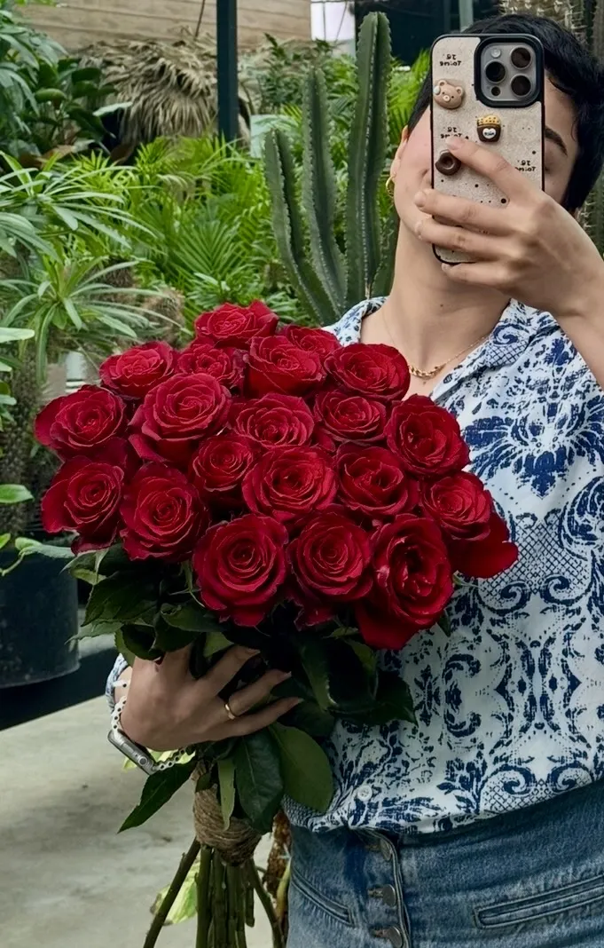 دسته گل رز 20شاخه ی کلاسیک
